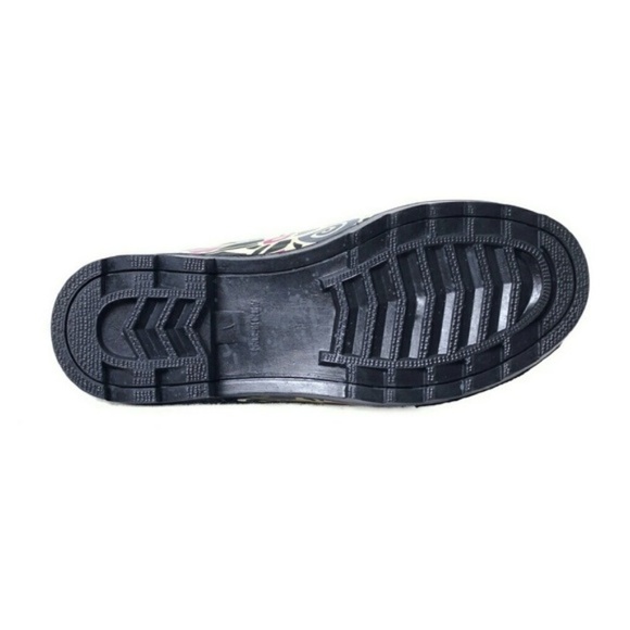 Women's Rain Boots, Tall Faux Fur Lined Rainboots, RB-1531 Kaleidoscope - Picture 3 of 4